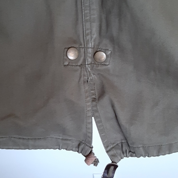 La Chapelle Sport Hunter Green Jacket Zipper Snap Front Removable Lining Size 36 - Picture 5 of 8